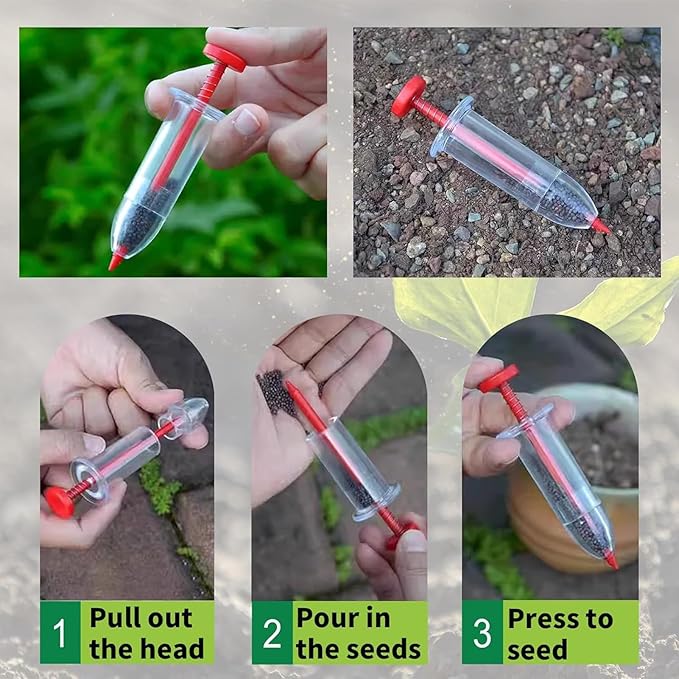 Garden Tool Set | Sowing Dispenser Set | Repotting Mat for Indoor Plants,for Planting Seedling Vegetable Tomato Pepper Flower Lawn Indoor Outdoor Cultivation