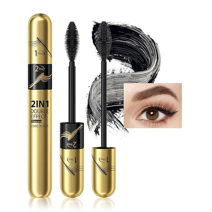 New Liquid Mascara Black, Lash Extensions and Waterproof Mascara Volumizing & Lengthening, Curling Eyelashes and Fast Dry, Exquisitely Full, Create Charming Eye Makeup