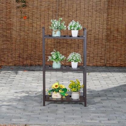 Plant Stand for Versatile Decor - Indoor/Outdoor Aluminum Stand with 300 LBS Strength, Sized L25.5 x W11.8 x H38.5 inch - Perfect for Patios, Gardens, Living Rooms