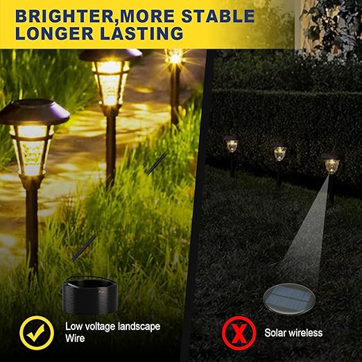 haisstronica 14/2 Low Voltage Landscape Wire 500ft - Copper Direct Burial Waterproof Cable for Landscape Lighting, Outoor Pathway Lights & Garden LED,UL Listed,UV Resistant