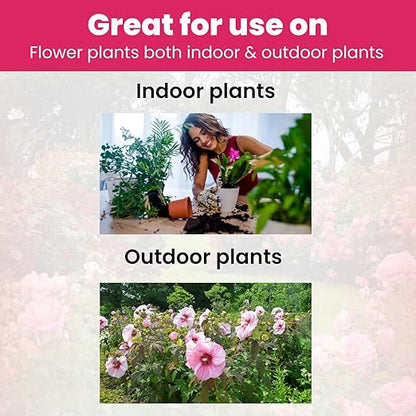Concentrated Liquid Enzyme-Based Organic Plant Food | Organic Plant Fertilizer & Bloom Booster | Ideal for Flowers, Fruits & Vegetables, Indoor & Outdoor Gardening (8.45oz)