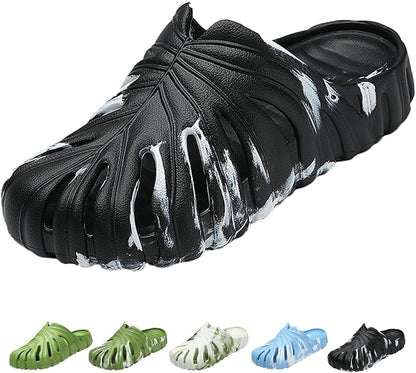 Optigard Monstera Slippers for Women and Men,Monstera EVA Thick Sole Pillow Slippers,Non Slip Quick Drying Breathable Beach Monstera Slides