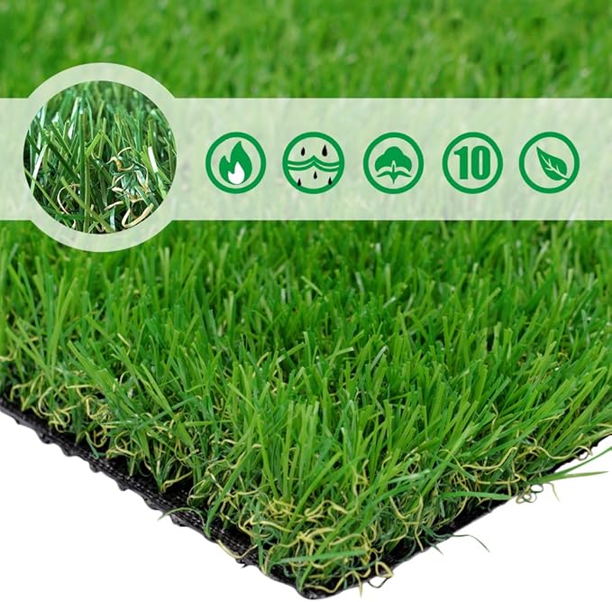 Pet Pad Artificial Grass Turf 7' x13'- Realistic Thick Synthetic Fake Grass Mat for Outdoor Garden Landscape Balcony Dog Grass Rug