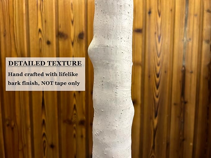 Hairui Lighted Twig White Alpine Tree with Fairy Lights 6FT 810 LED for Indoor Outdoor Home and Christmas Holiday Decoration