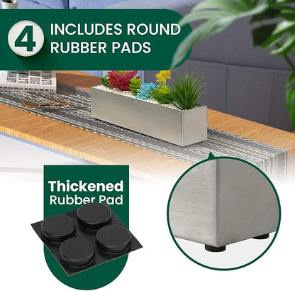 Trough Rectangle Planter Long Window Sill Planter Box Stainless Steel Window Planters Modern Succulent Planter Slivery 16 in Metal Windowsill Pot for Indoor Plants Herb Table Home Outdoor