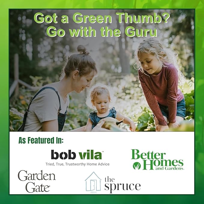 GARDEN GURU Soft Grip Garden Pruning Shears Scissors Clippers - Hardened Titanium Blades, Comfort Grips – Heavy Duty Bypass Hand Pruners Branch Cutters for Gardening Trimming Bushes - 1 Case (50 Pcs)