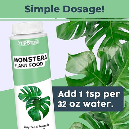 Monstera Plant Food for Monsteras and Philodendrons, Tropical Houseplant Liquid Fertilizer 8 oz (250mL)
