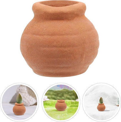 Alasum 8PCS Small Terracotta Pots Mini Clay Planters for Succulents Indoor Use Tiny Reusable Flower Pots for Desktop Decoration and Healthy Plant Growth