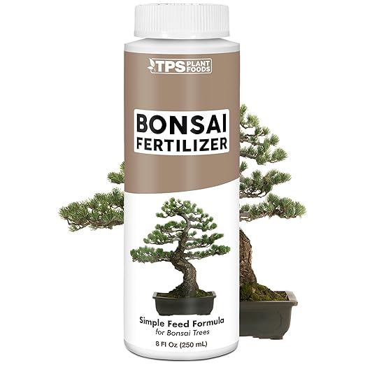 Bonsai Fertilizer, Liquid Plant Food for Healthy Growth & Strong Roots in All Bonsai Trees, by TPS Plant Foods, 8 oz (250 mL)
