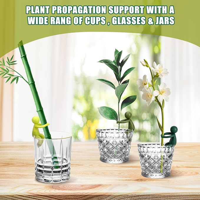 3pcs Plant Propagation Buddy, Propagated Plant Holders,Plant Stem Support,Plant Support for Shoots,Cuttings,Sprouts of Plant Propagation Station & Indoor Garden,Gifts for Plant Lovers