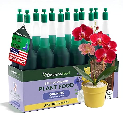 All-Purpose Liquid Plant Food Fertilizer for Orchids & House Plants | Concentrated Nutrient Solution for Indoor & Outdoor Plants | Promotes Vibrant Blooms, Strong Roots & Lush Foliage | Made in USA