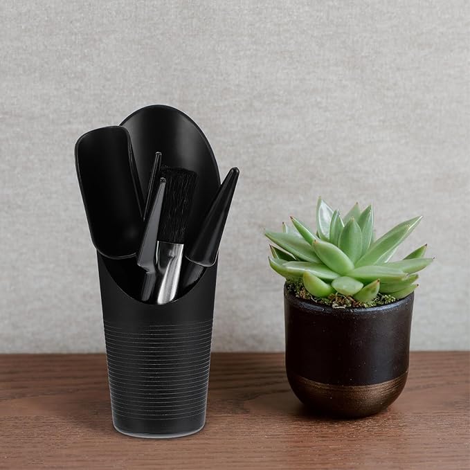 5pcs Succulent Gardening Tool Mini Hand Transplanting Tools for Indoor and Outdoor Plants Ergonomic Design Portable Gardening Accessory for Weeding Digging Pruning