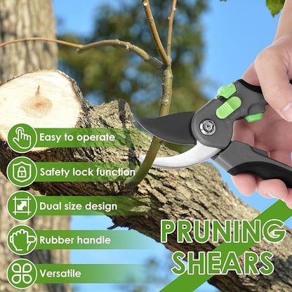 1 Pack Gardening Shears Pruning Garden Scissors Pruning Scissors For Gardening Pruner Shears With Rust Resistant Steel Blade Effortlessly Cuts