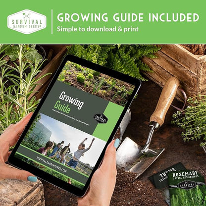Survival Seed Vault Kit – 100 Packs of Heirloom Vegetable Seeds for Planting – Non-GMO Vegetables, Fruits, Herbs – Farmer Kit to Grow Food for Long-Term Emergency Storage – Survival Garden Seeds
