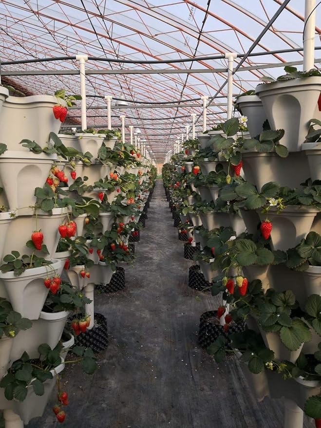 18 Inch Black Vertical Garden. use for Vegetable Strawberry herb Small Space Gardening.