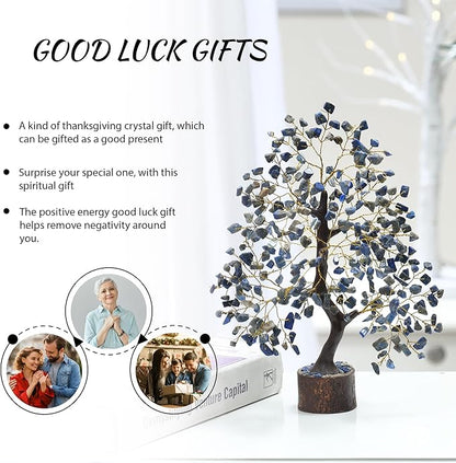 PYOR Lapis Lazuli Tree, Gemstones, Feng Shui Tree, Home Decor, Meditation Accessories, Lapis Lazuli, Healing Stones, Home Gift, Office Desk Decor, House Warming Gifts