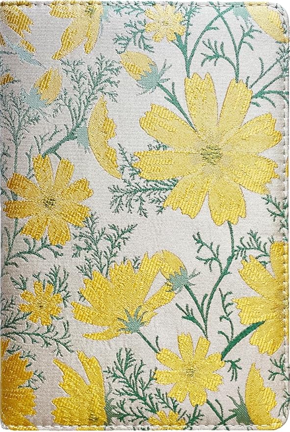 ipoul Floral Notebook, Journal for women, A5, Hardcover, 6x8, Ruled Pages, Lay Flat, Pretty, Daisy Notebook, Yellow, Reading Journal, Writing Notebook, Personal Journal