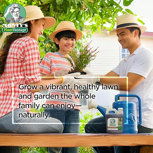 Monty’s Premium Liquid Soil Conditioner with Humic Acid, Organic Amendment for All Soil Types, Increases Moisture Retention & Nutrient Uptake, Enhances Health & Microbial Activity - 32oz