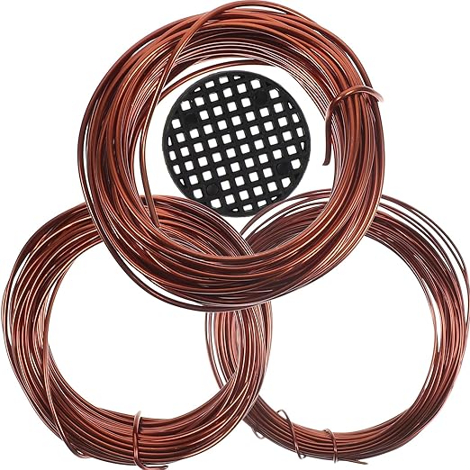 BESPORTBLE Bonsai Wire Kit Copper Color DIY Plant Training Wire for Tree Shaping and Climbing for Garden Bonsai and Indoor Plant Styling