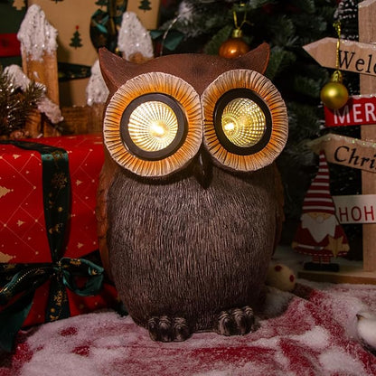 DKJOCKY Owl Gifts for Women, Solar Owl Decorations for Yard, Garden Oranments Outdoor Gardening Gifts for Mom Women Grandma Wife