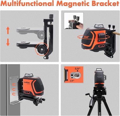 Outdoor Laser Level with Receiver, Grade Rod and Tripod, Class Ⅱ