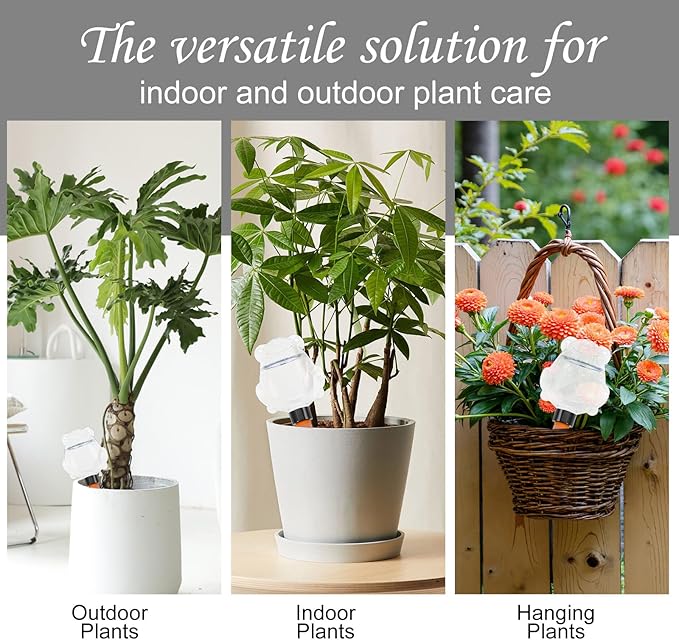 3Pcs Frog Plant Self Watering Globes for Indoor and Outdoor Plastic Water Bulbs Top Fill Plant Watering Globes Slow Release Terracotta Plant Watering Devices System for Plants, Clear