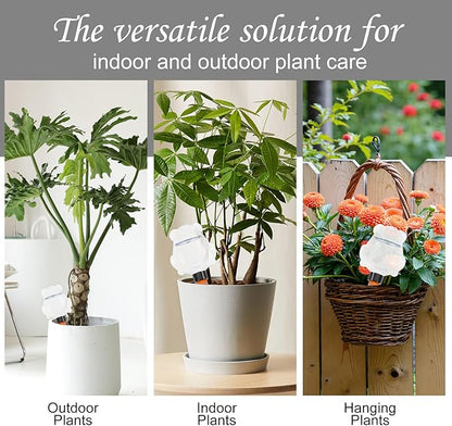 3Pcs Frog Plant Self Watering Globes for Indoor and Outdoor Plastic Water Bulbs Top Fill Plant Watering Globes Slow Release Terracotta Plant Watering Devices System for Plants, Clear