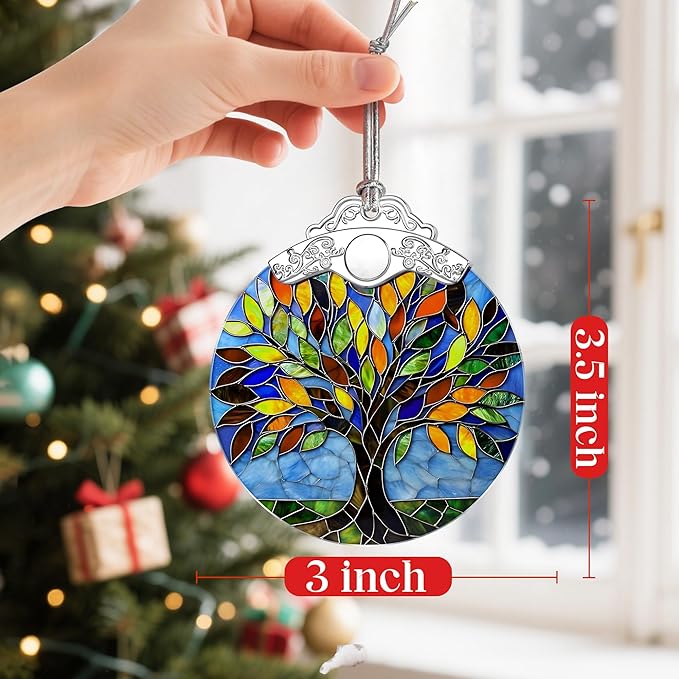 Tree of Life Christmas Ornaments: Christmas Tree Ornaments, Holiday Decor for Tree Lover, Stocking Stuffers, Gift Ideas, Housewarming Gift, Xmas Gifts & Gifts for Women, Mom