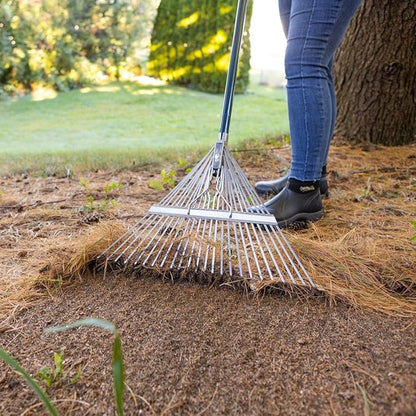 Gemplers 24-Tine Leaf Rake with Fiberglass Handle | 12 Pack