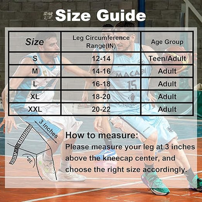 Knee Pads for Volleyball Basketall Football Men, Anti-slip Knee Protector with Thick Padded Foam Pad for Cycling Climbing Hiking Wrestling Skating Women, Breathable Knee Sleeve Christmas Gifts for Adult, Black L (1 Pair)