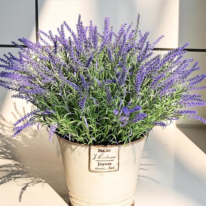 alyptus UV Resistant Artificial Plants Outdoors 16 Bundles
