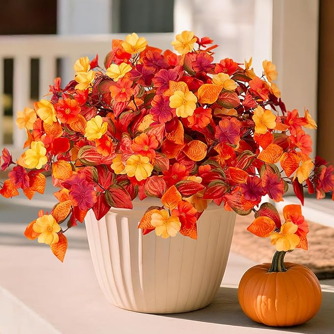 Faux Artificial Flowers for Outdoors