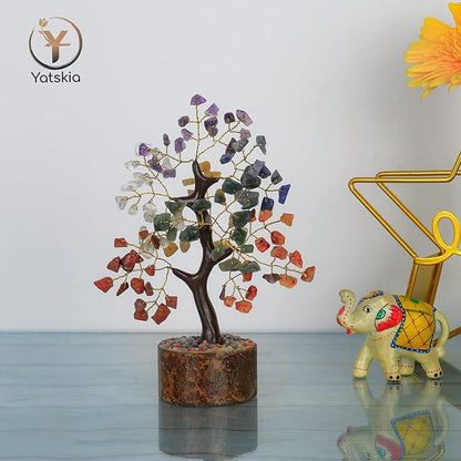Seven Chakra Tree Of Life Crystal Tree, Crystals And Healing Stones, Birthday Gifts For Women, Healing Crystals And Stones Feng Shui Decor, Crystal Decor For Home Office, House Warming Gifts New Home