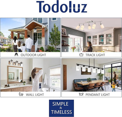 TODOLUZ 3-Light Large Outdoor Pendant Light Fixtures with Height Adjustable, Porch Hanging Lighting E26 Bulb Base in Oil Rubbed Bronze, Exterior Ceiling Lamp for Entrance Patio Garden