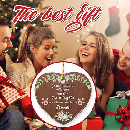 Friend Gifts for Women, Jocidea Christmas Ornaments for Friend Gift for Your Friend Thinking of You Gifts for Best Friend Friendship Gifts for Women Bridesmaid Proposal Gifts Friend