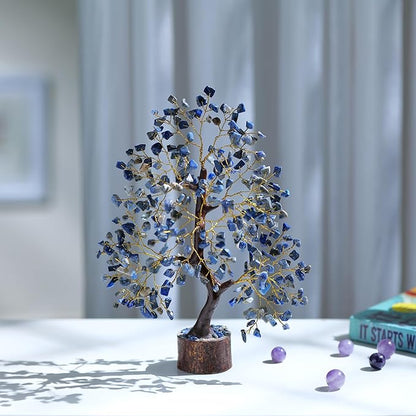 PYOR Lapis Lazuli Tree, Gemstones, Feng Shui Tree, Home Decor, Meditation Accessories, Lapis Lazuli, Healing Stones, Home Gift, Office Desk Decor, House Warming Gifts