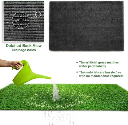 LITA Realistic Artificial Grass Turf Lawn Customized Size 6 x 54 Feet, 1.38" Indoor Outdoor Garden Lawn Landscape Synthetic Grass Mat Fake Grass Rug