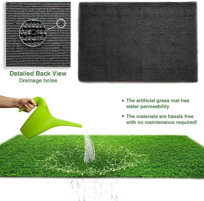 LITA Realistic Artificial Grass Turf Lawn Customized Size 10 x 41 Feet, 1.38" Indoor Outdoor Garden Lawn Landscape Synthetic Grass Mat Fake Grass Rug