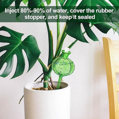 Self Watering Planter Insert. Plant Watering Devices. Plant Watering Bulbs. 3-PCS Plant Watering Globes. Cactus Shape Self Watering Globes
