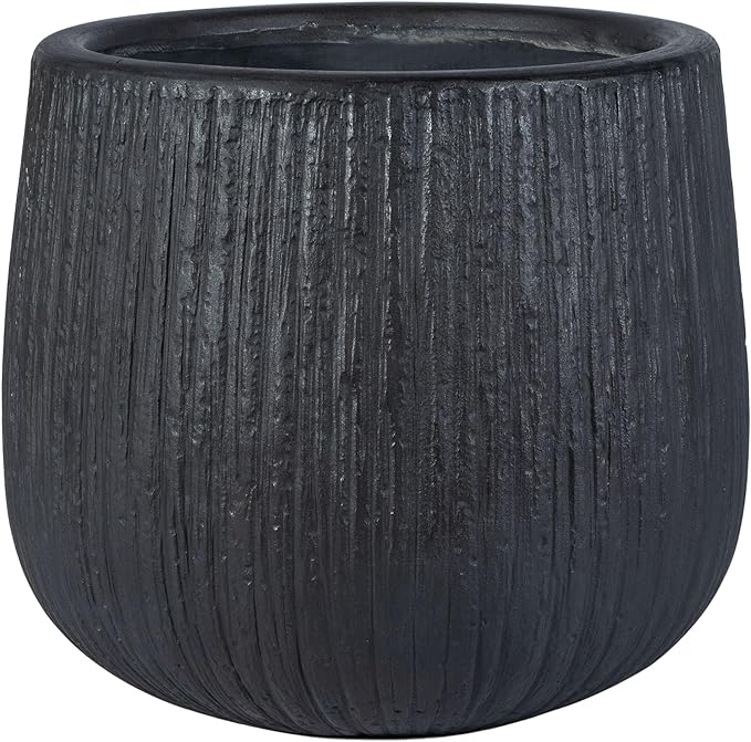 SAFAVIEH Outdoor Collection Francia Grey Concrete Planter (Fully Assembled)
