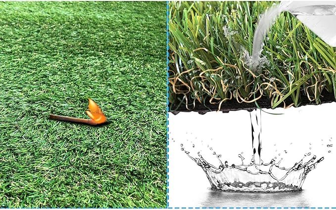 Pet Pad Artificial Grass Turf 7' x13'- Realistic Thick Synthetic Fake Grass Mat for Outdoor Garden Landscape Balcony Dog Grass Rug
