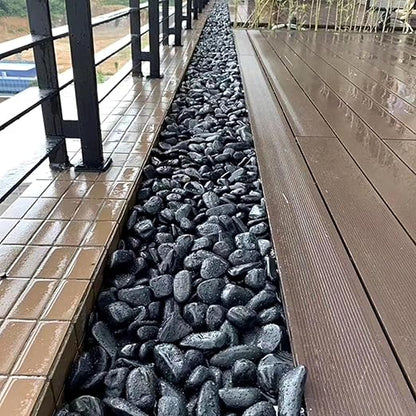 Polished Black River Rocks - 2-3 inch 40LB High Polished Decorative Pebbles, Stones for Landscaping, Natural River Rocks for Outdoor Décor, Plants,Vase Filler,Fish Tank