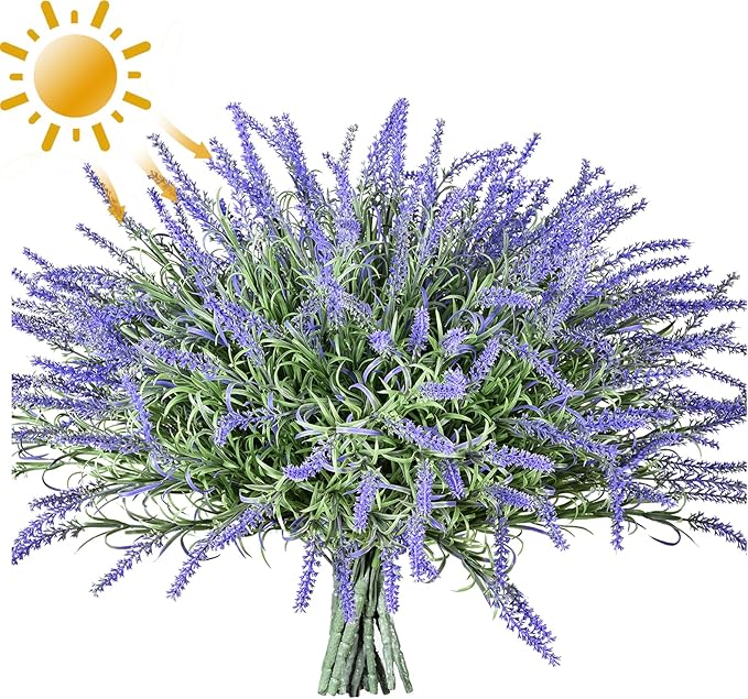 alyptus UV Resistant Artificial Plants Outdoors 16 Bundles