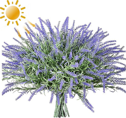 alyptus UV Resistant Artificial Plants Outdoors 16 Bundles