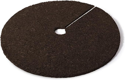 Rubberific 36" Recycled Rubber Mulch Tree Ring Easy Install Looks Like Real Mulch 2 Pack - Brown