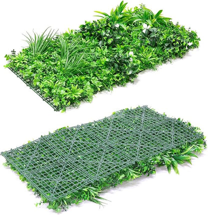 NatraHedge Artificial Maui Living Wall Vertical Garden for Outdoor Hedge Installments or Indoor Decor (5 Pack) 28 SQF