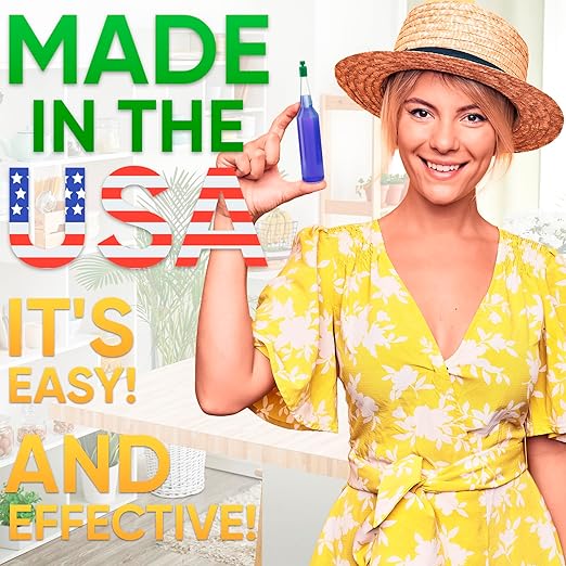 All-Purpose Liquid Plant Food Fertilizer | Easy Use No-Mix Spikes for Indoor House Plants & Outdoor Flowers | Bloom Booster Nutrient Solution for Vibrant Growth & Strong Roots | Made in The USA