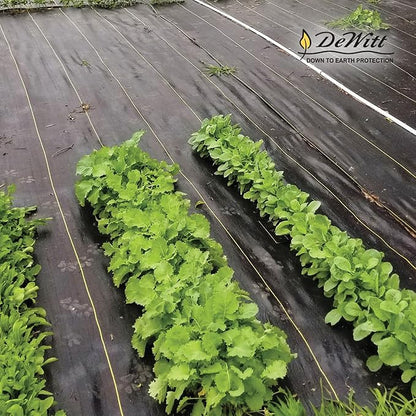 Dewitt 9-Pack Sunbelt Weed Barrier Fabric 3.2 oz, 4 x 300 Feet – Heavy-Duty Ground Cover Mat for Greenhouse Floors, Garden Rows, Raised Beds, Yard Gardening, and Outdoor Landscape Protection