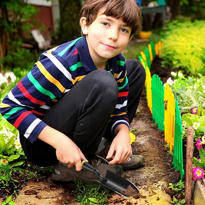 20 Pcs Garden Trowel Heavy Duty Garden Hand Shovel Tool Carbon Steel Trowel for Digging Metal Hand Shovel Spade with Resin Handle for Lawn Yard Farm Home Shop Planting