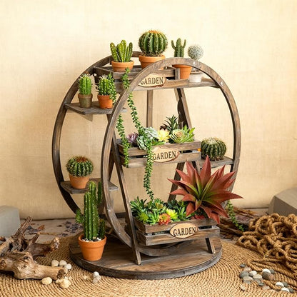 Outdoor Artificial Succulents Set - Unpotted Faux Aloe Plants & Metal Outdoor Decorative Plants, Weather-Resistant Faux Succulents for Patio, Garden, Porch Decoration
